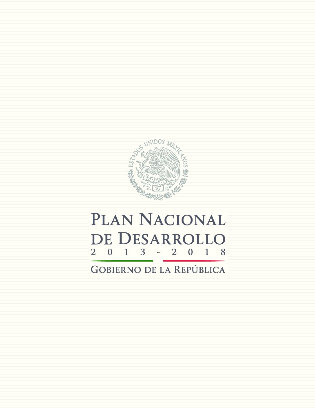 PLAN NACIONAL DE DESARROLLO 2013 2018
