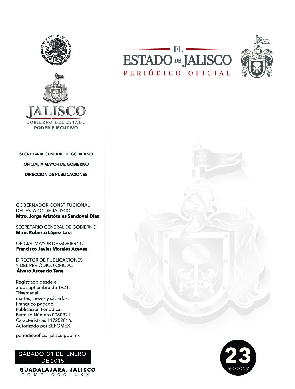 PRESUPUESTO DE EGRESOS DEL ESTADO DE JALISCO 2015 6