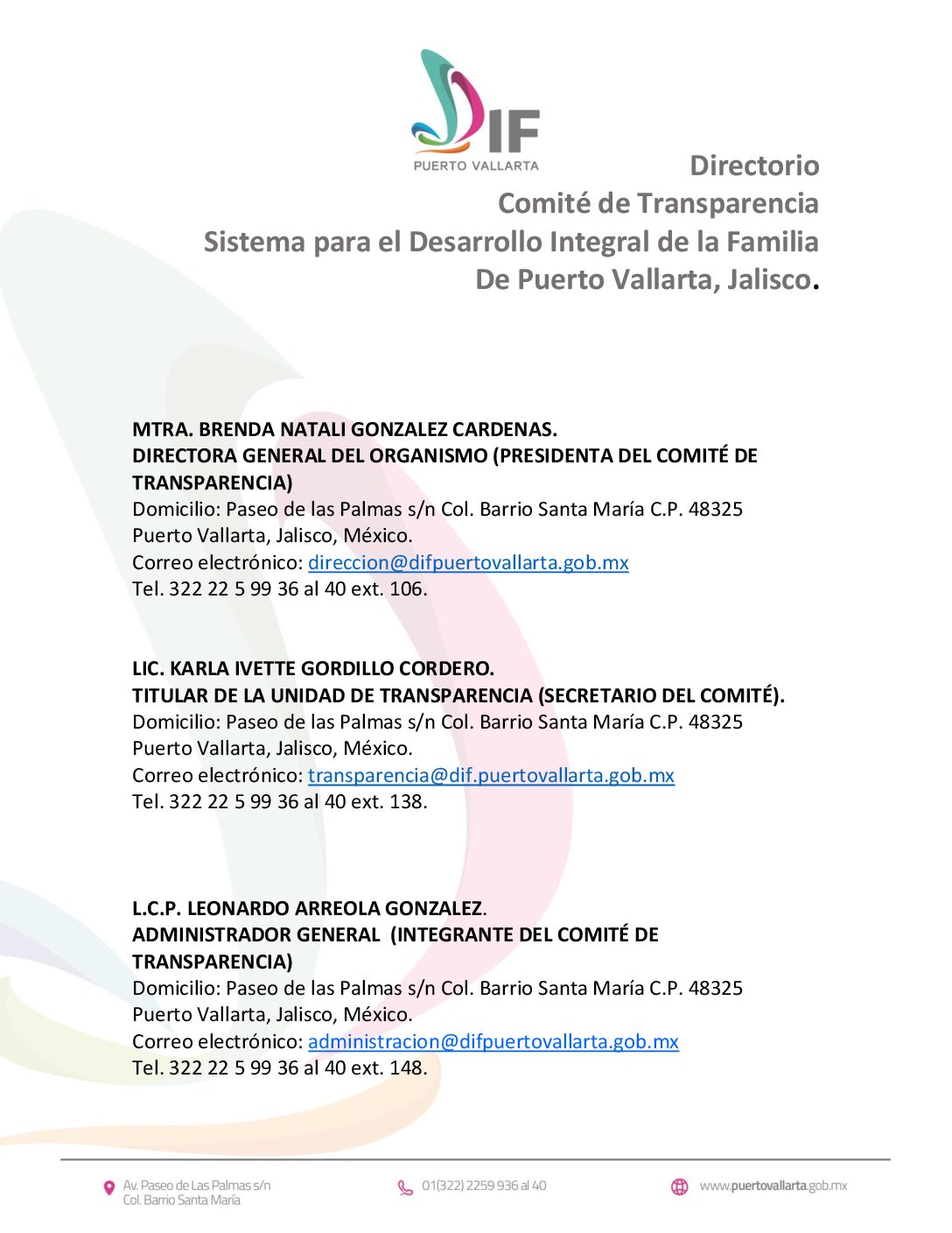 COMITE DE TRANSPARENCIA 2018