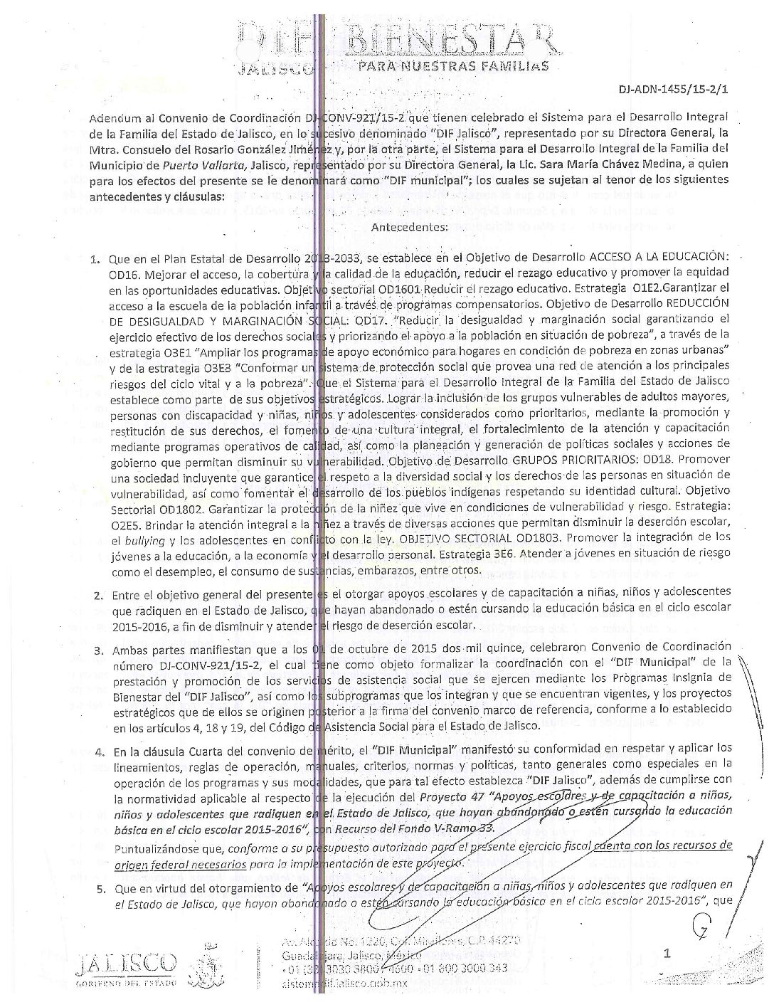 17DJ-ADN-1455-15 DIF JALISCO Y DIF MUNICIPAL