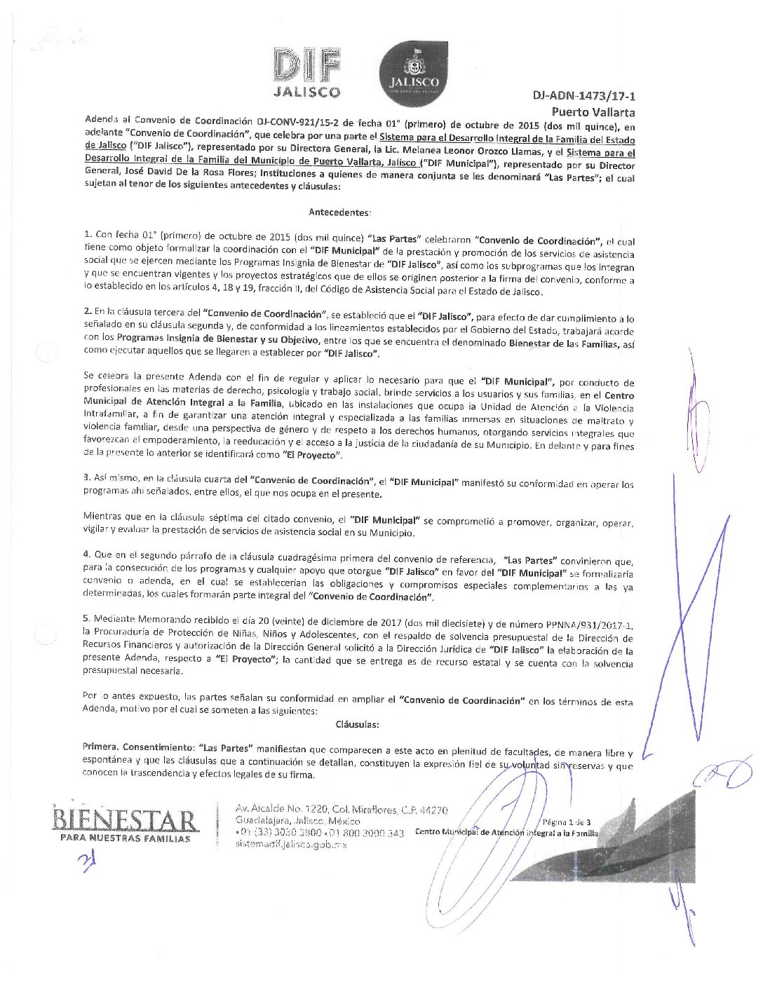 ADN 1473-17 DIF JALISCO Y DIF MPAL