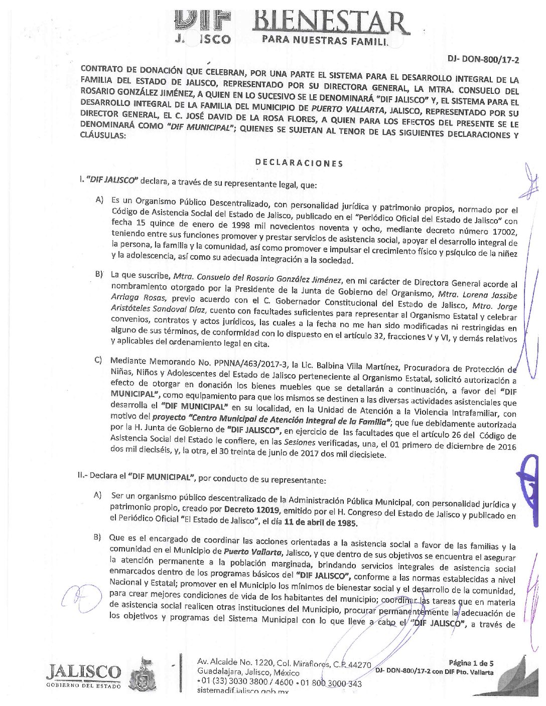 DON 800-17 DIF JALISCO Y DIF MUNICIPAL
