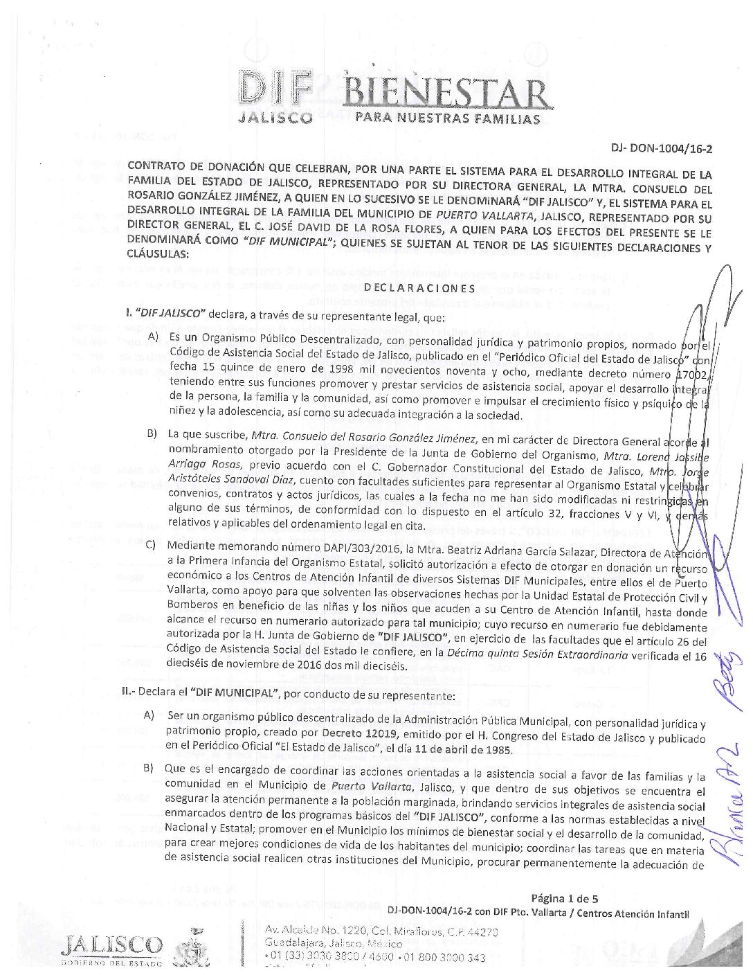 DON1004-16-2 DIF JALISCO Y DIF MUNICIPAL