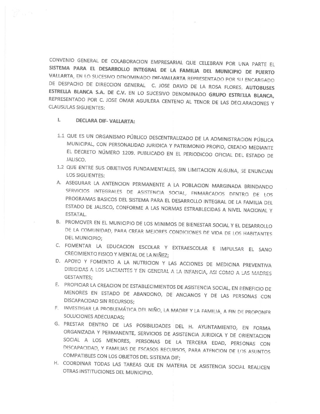 ESTRELLA BLANCA Y DIF MUNICIPAL