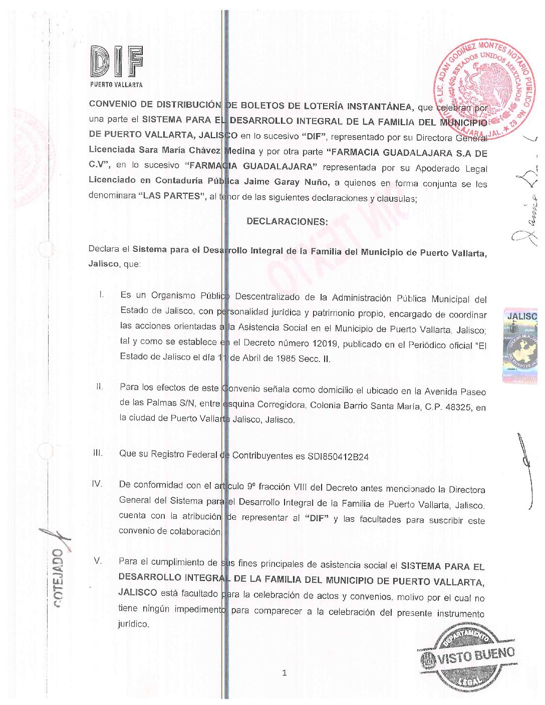 FARMACIA GUADALAJARA Y DIF MUNICIPAL