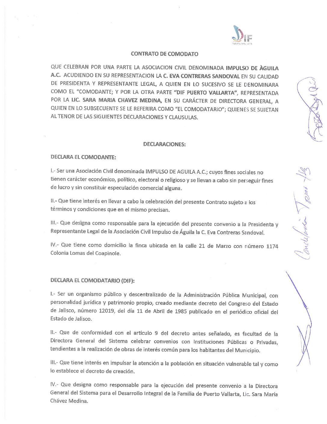 IMPULSO DE AGUILA Y DIF