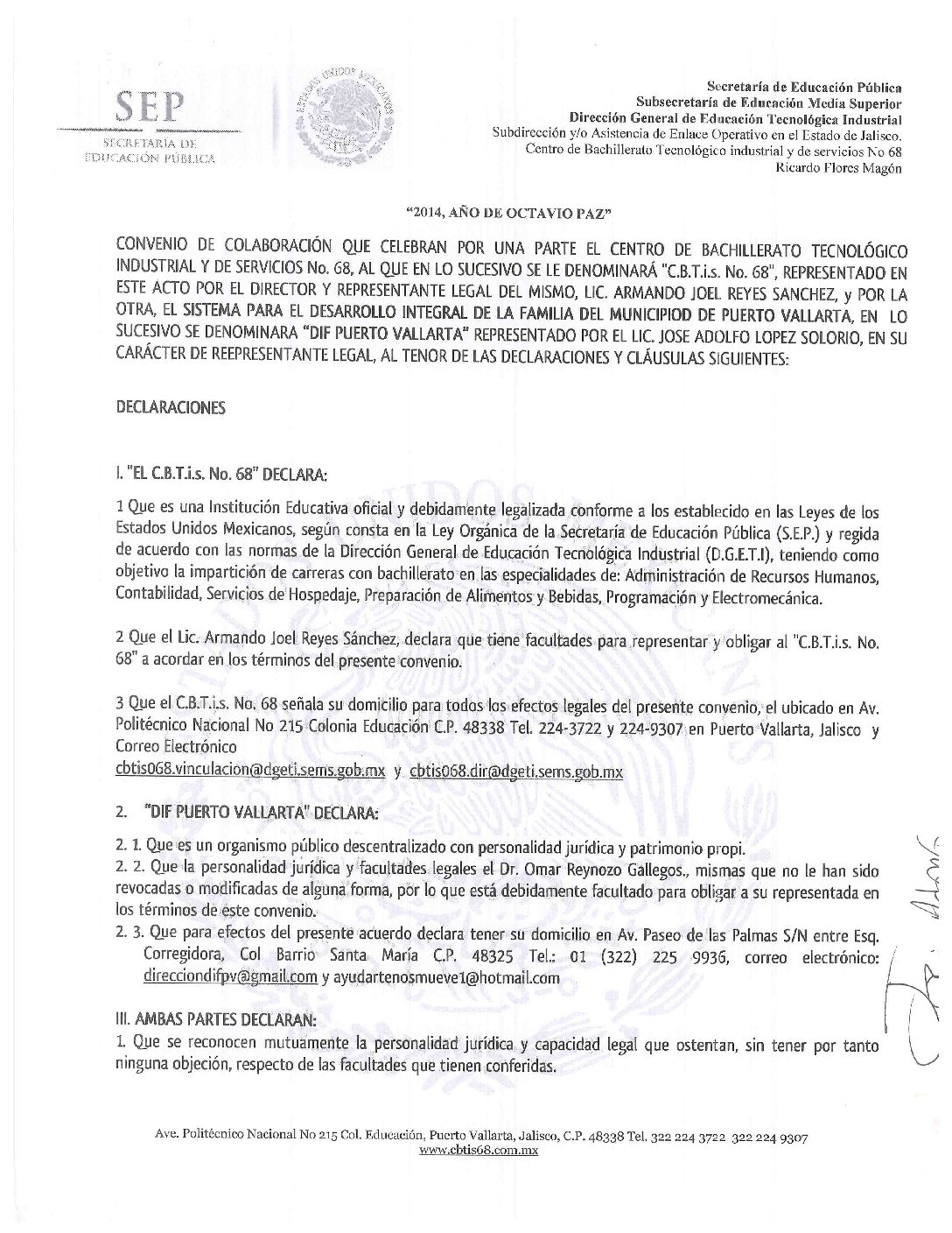 CBTIS Y DIF MUNICIPAL