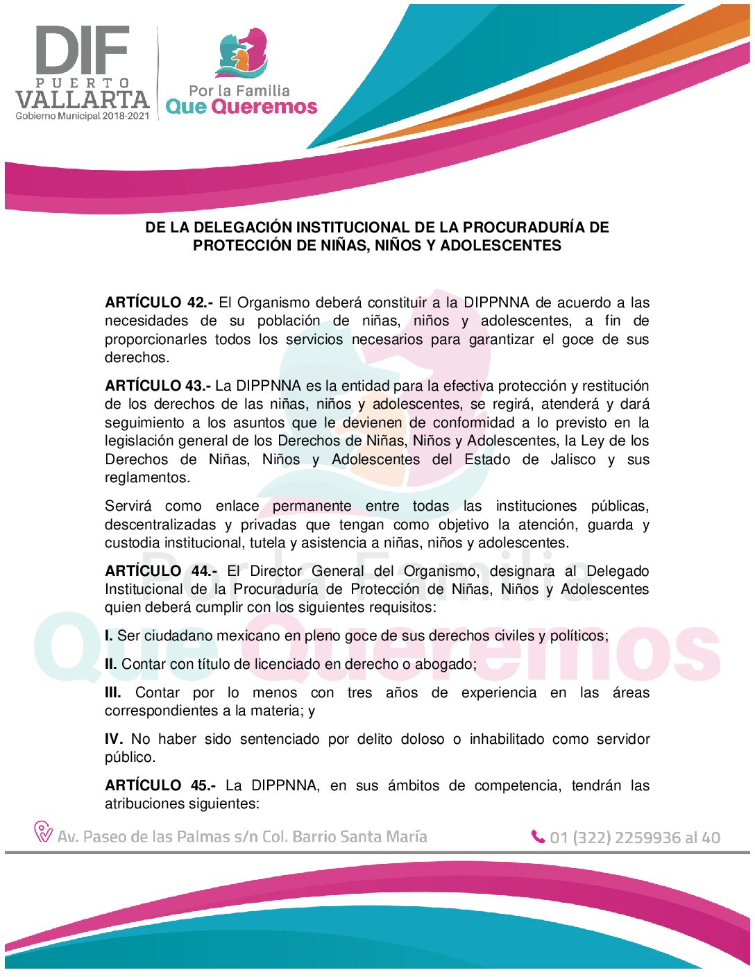 FUNCIÓN PÚBLICA DE LA DELEGACIÓN INSTITUCIONAL DE LA PROCURADURÍA DE PROTECCIÓN DE NIÑAS, NIÑOS Y ADOLESCENTES (1)