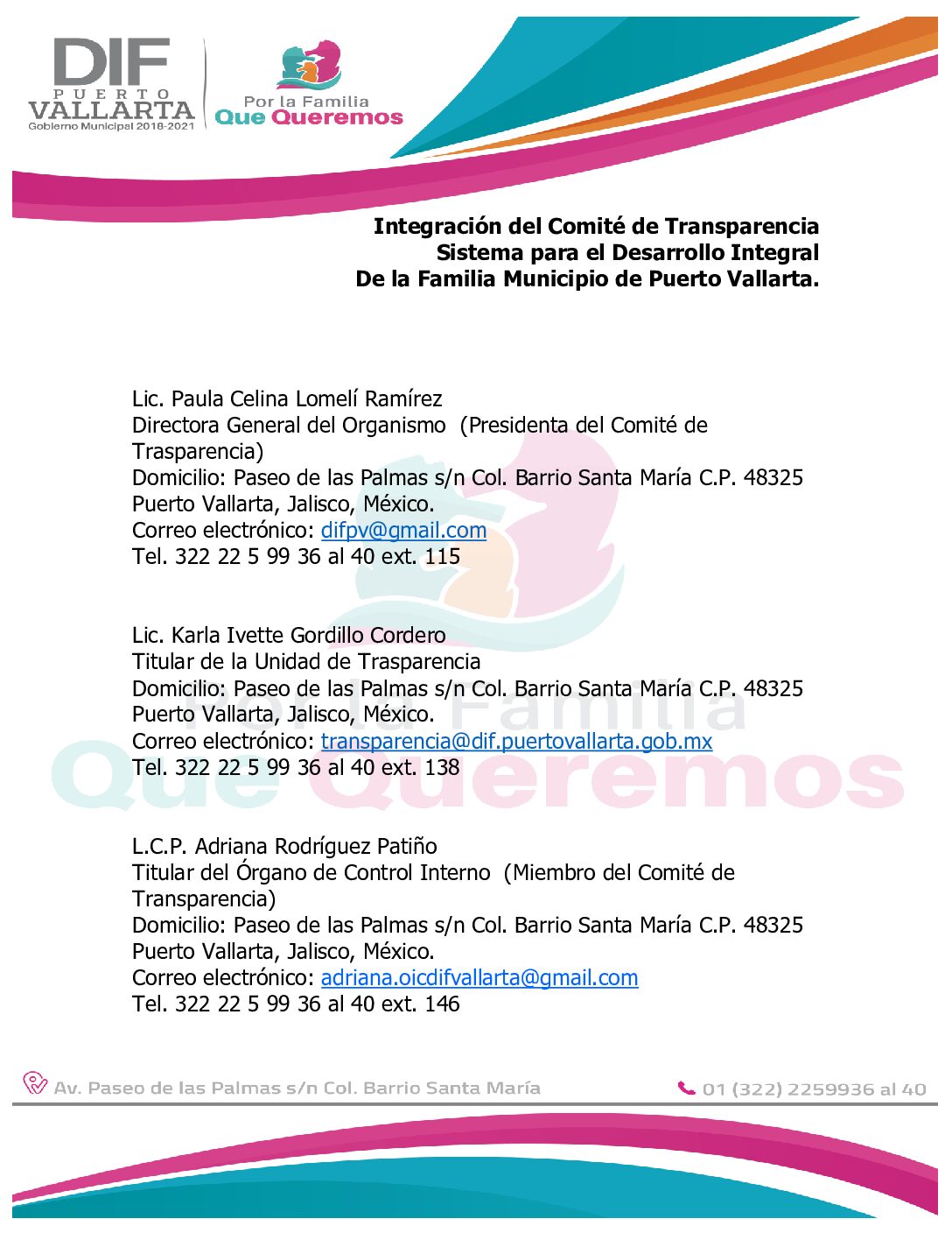COMITE TRANSPARENCIA
