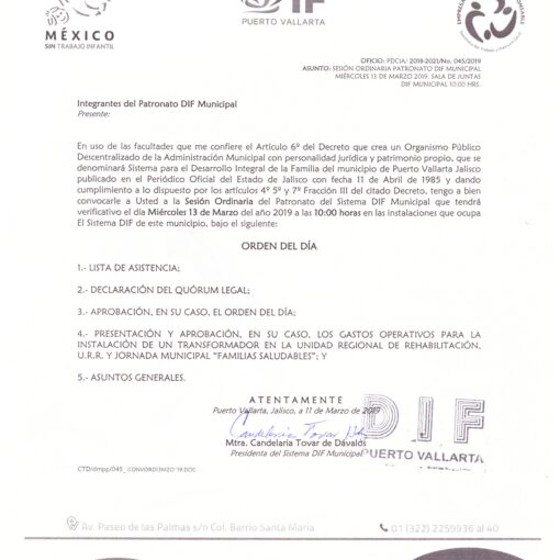 4. Orden del día 13 Marzo 2019 4. Orden del día 13 Marzo 2019