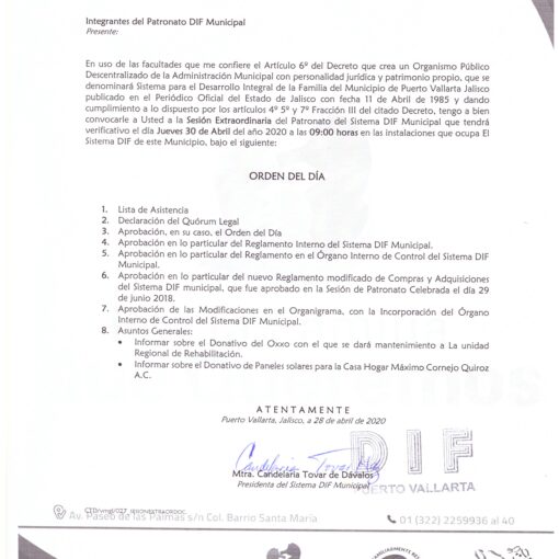 11. Orden del día 30 Abril 2018 11. Orden del día 30 Abril 2018