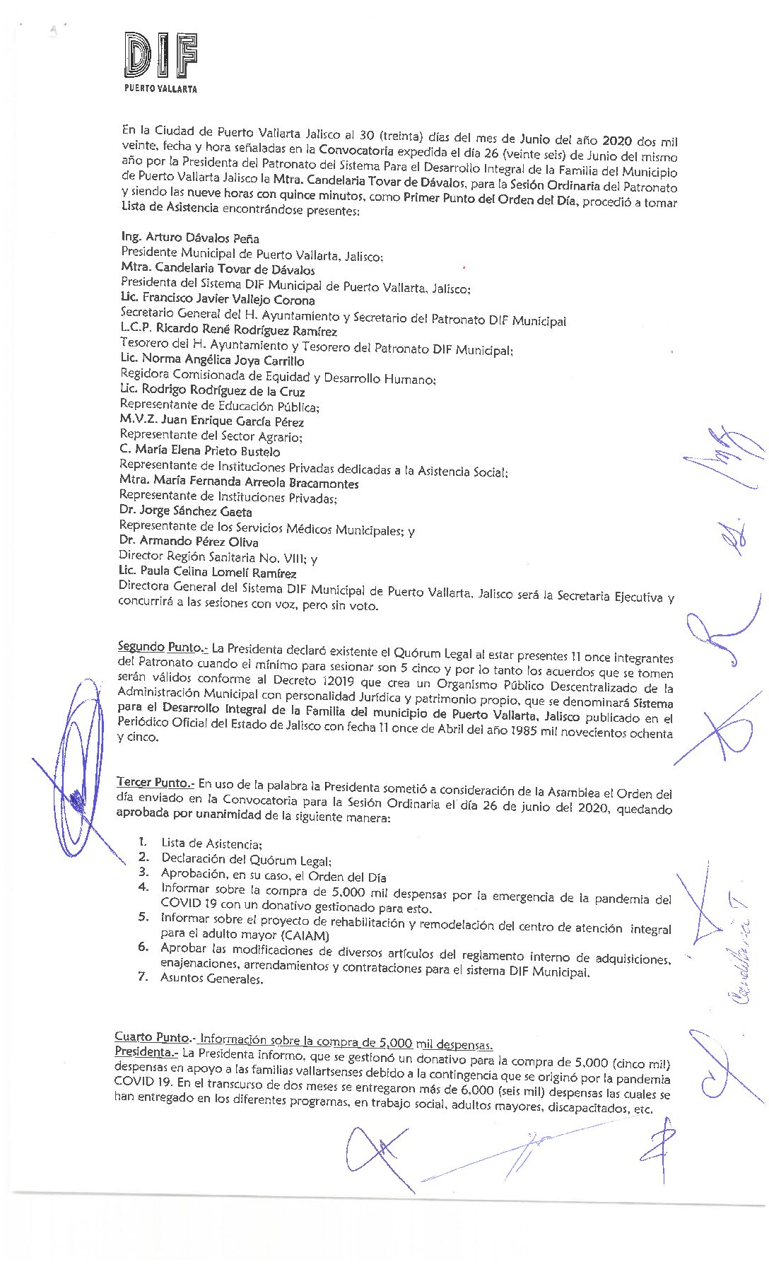 Acta de sesión 30 Junio 2020