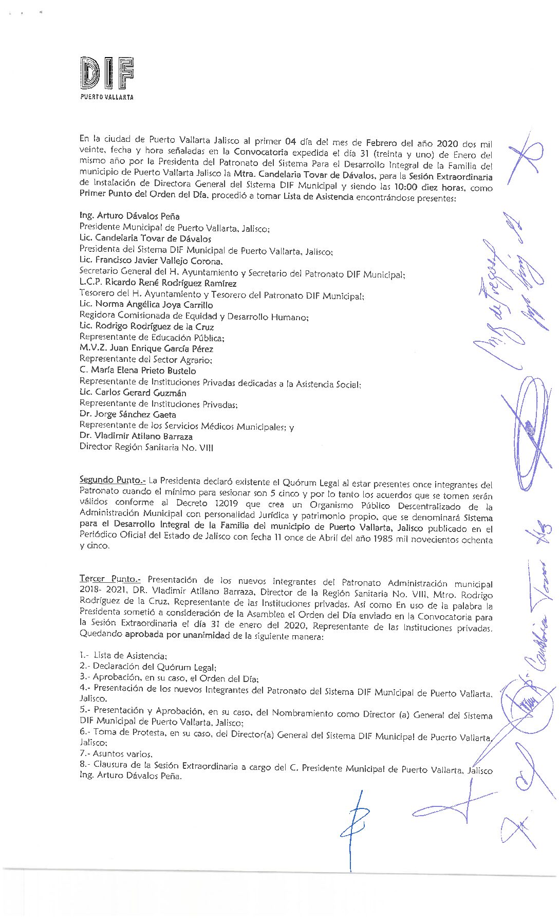 Acta de sesión 04 Febrero 2020